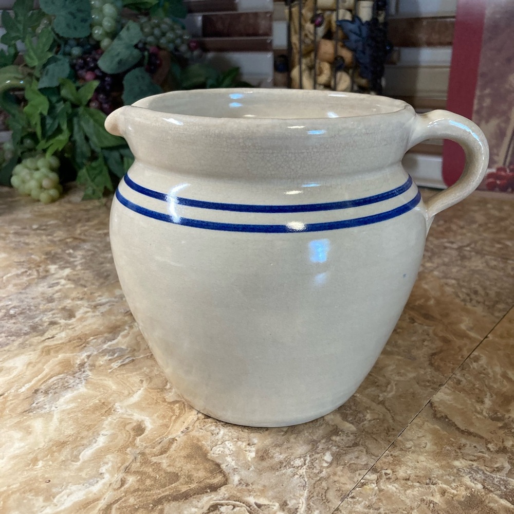 Small ceramic water pitcher